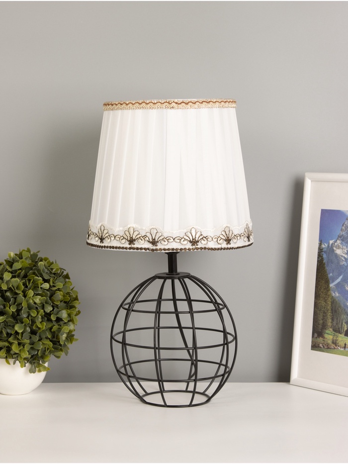 Настольная лампа 16784/1 E27 40 Вт черный 30×30×40 см RISALUX