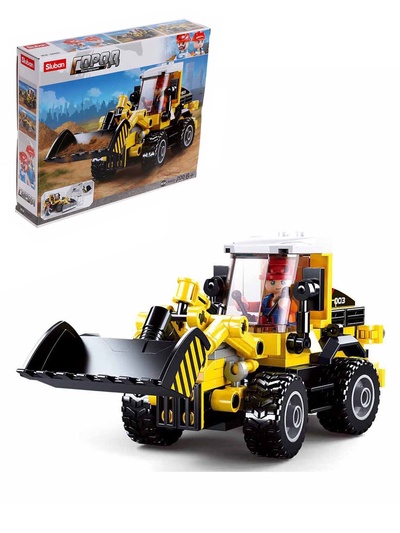 УЦЕНКА Конструктор Город Sluban «Погрузчик», 200 деталей