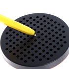 УЦЕНКА Планшет обучающий «Магнитное рисование», 120 отверстий, 5 карточек, цвет чёрный 10880515