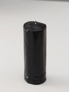 УЦЕНКА Свеча-цилиндр, парафиновая, 5×15 см, черная лакированная, 14 ч - Фото 4