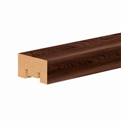 Интерьерная рейка МДФ Милана Light, 2700×30×20 мм, цвет орех бразильский