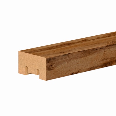 Интерьерная рейка МДФ «Милана» Light, 2700×30×20 мм, цвет пекан