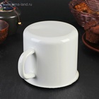 УЦЕНКА Кружка 1 л с носиком б/деколи (белая) - Фото 2