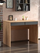 Стол письменный «СП-06», 1000×600×750 мм, дуб золотой крафт/антрацит  (артикул 10879609)  большой выбор товаров оптом и в розницу по низким ценам с доставкой