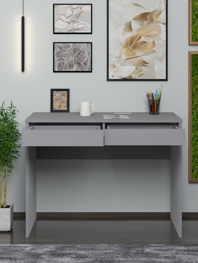 Стол письменный «СП-06», 1000×600×750 мм, серый шифер/серый шифер