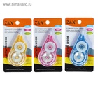 Корректор-лента 10 м х 5 мм, блистер, европодвес, корпус МИКС - Фото 2