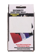 Визитница пластиковая, металлическая, с отделениями внутри, черная - Фото 7