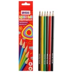 Карандаши Calligrata, цветные, 6 цветов, деревянные, трёхгранные - Фото 1