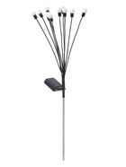 Садовый светильник «Шарики», уличный, на солнечной батарее, 68 см, 10 LED, свечение тёплое белое - Фото 1