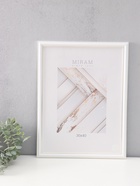 Фоторамка для фото 30×40 см «МИРАМ», пластик, белый, золото - Фото 1