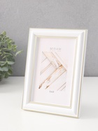 Фоторамка для фото 10×15 см «МИРАМ», пластик, белый, золото - Фото 2