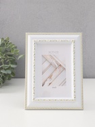 Фоторамка для фото 10×15 см «МИРАМ», пластик, белый с золотом - Фото 1