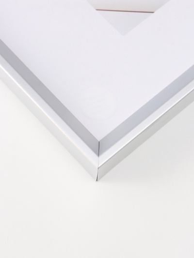 Фоторамка для фото 30×40 см «МИРАМ», пластик, серебро