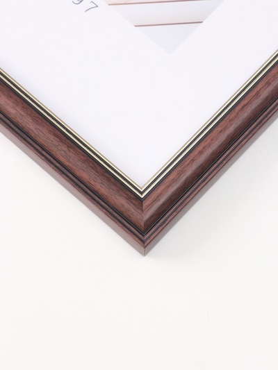 Фоторамка для фото 21×29.7 см (A4) «МИРАМ», пластик, коричневый