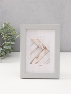 Фоторамка для фото 10×15 см «МИРАМ», пластик, св. серый - Фото 1