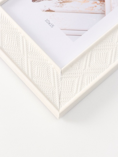 Фоторамка для фото 10×15 см «МИРАМ», пластик, бежевый