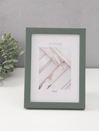 Фоторамка для фото 15×21 см «МИРАМ», пластик, зелёный, (пластиковый экран) - Фото 1