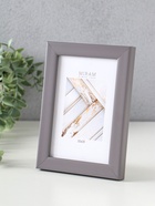 Фоторамка для фото 15×21 см «МИРАМ», пластик, т. серый, (пластиковый экран) - Фото 2