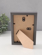 Фоторамка для фото 10×15 см «МИРАМ», пластик, т. серый - фото 809282044