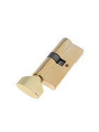 УЦЕНКА Цилиндровый механизм, 70 мм, с вертушкой, перфор. ключ, 5 ключей, цвет золото - Фото 2