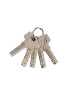 УЦЕНКА Цилиндровый механизм, 70 мм, с вертушкой, перфор. ключ, 5 ключей, цвет золото - Фото 3