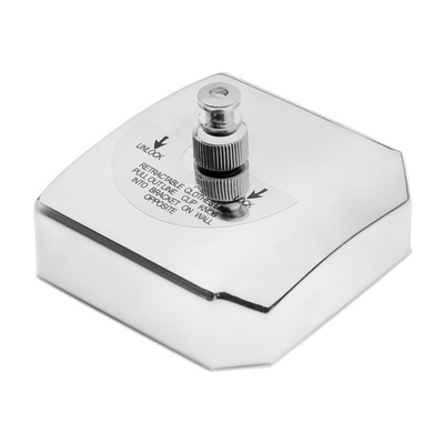 УЦЕНКА Настенная сушилка для белья ТУНДРА, нейлоновый вытяжной трос 2.8 м до 3 кг, цвет хром