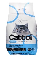 Наполнитель минеральный комкующийся Cattoi Comfort 5 кг, пластиковый пакет - Фото 1