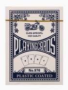 Карты игральные 54 шт. «Мотоцикл», размер 6.2?8.7 см, синяя рубашка (комплект 2 шт) - фото 44059884