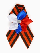 Георгиевская лента на 9 мая «С Днём Победы», с цветком триколор - Фото 2