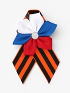 Георгиевская лента на 9 мая «С Днём Победы», с цветком триколор - Фото 2