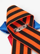 Георгиевская лента на 9 мая «С Днём Победы», с цветком триколор - Фото 5