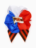 Георгиевская лента на 9 мая «С Днём Победы», с цветком триколор и значком - Фото 2