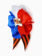 Георгиевская лента на 9 мая «С Днём Победы», с цветком триколор и значком - Фото 3