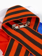 Георгиевская лента на 9 мая «С Днём Победы», с цветком триколор и значком - Фото 4