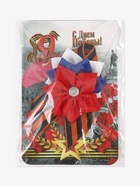 Георгиевская лента на 9 мая «С Днём Победы», с цветком - Фото 7