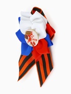 Георгиевская лента на 9 мая «С Днём Победы», со значком и цветком - Фото 3