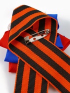 Георгиевская лента на 9 мая «С Днём Победы», со значком и цветком - Фото 5