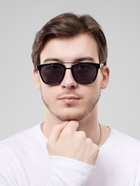 Очки солнцезащитные «OneSun. Авиаторы», uv 400, линза 5×4.2 см, серый - Фото 6