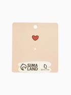 Значок «Капибара с утёнком», оранжево-белый в чёрном металле - Фото 6