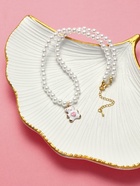 Бусы детские Выбражулька «Мишка», жемчуг, 40 см, белые в золоте - Фото 5