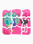 Макси - пазлы с тактильными вставками «Животные», 36 деталей, Синий трактор - Фото 6