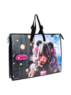 Папка А2, 650×470×100 мм, deVENTE I Love Anime, с ручками, пластиковая, молния сверху, внутренний карман - Фото 2