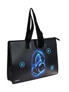 Папка А3 , 467х338х100 мм, deVENTE "Headphones", с ручками, пластиковая, молния сверху, внутренний карман 10841166 - фото 16248766