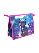 Папка для тетрадей А5, 243x200x80 мм, deVENTE "Beautiful Cat", молния сверху, пластиковая, для девочки 10841181 - фото 4673738