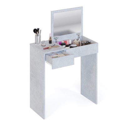 Стол макияжный «СЛ-22», 724×356×740(1080) мм, бетон