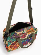 Сумка дорожная на молнии, наружные карманы, длинный ремень, разноцветная - Фото 6