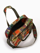 Сумка дорожная на молнии, наружный карман, длинный ремень, бежевая, оранжевая - Фото 7