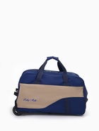 Сумка дорожная на 2 колёсах, отдел на молнии, наружный карман, синий/серый - Фото 10