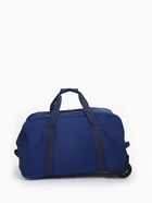 Сумка дорожная на 2 колёсах, отдел на молнии, наружный карман, синий/серый - Фото 3