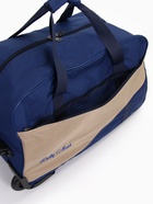 Сумка дорожная на 2 колёсах, отдел на молнии, наружный карман, синий/серый - Фото 3